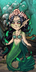 green mermaid