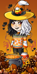 Candy Corn Witch